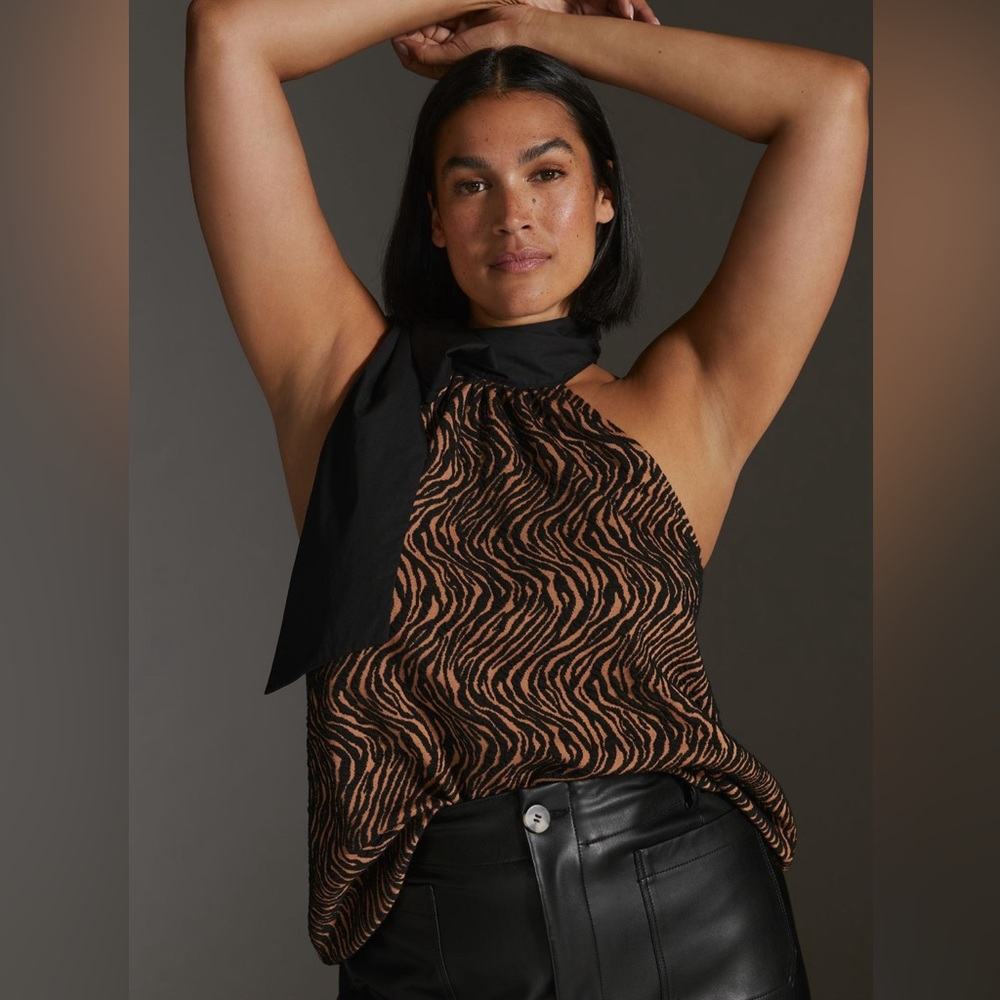Sunday in Brooklyn Jacquard Halter Top